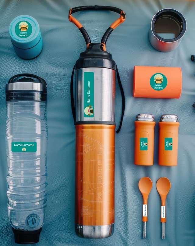 Camp and Hiking Labels